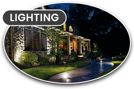landscape lighting and accents